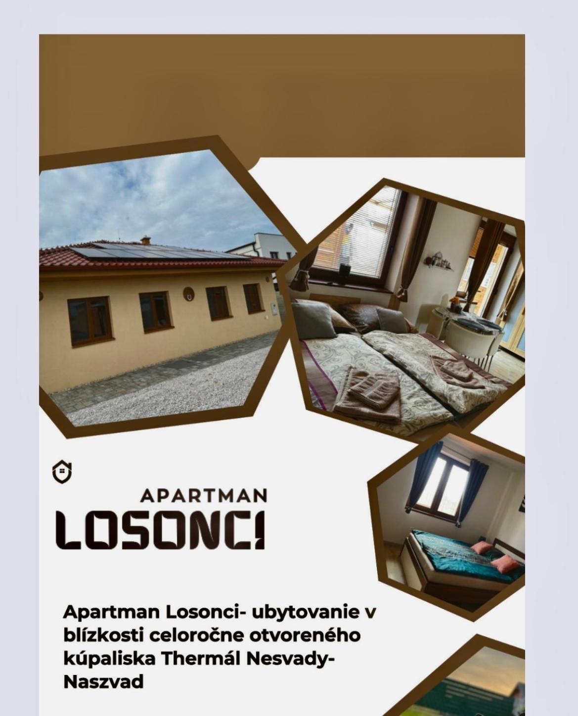 Apartman Losonci Nesvady- Pre 2 Osoby Studio エクステリア 写真